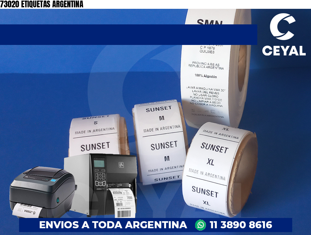 73020 ETIQUETAS ARGENTINA