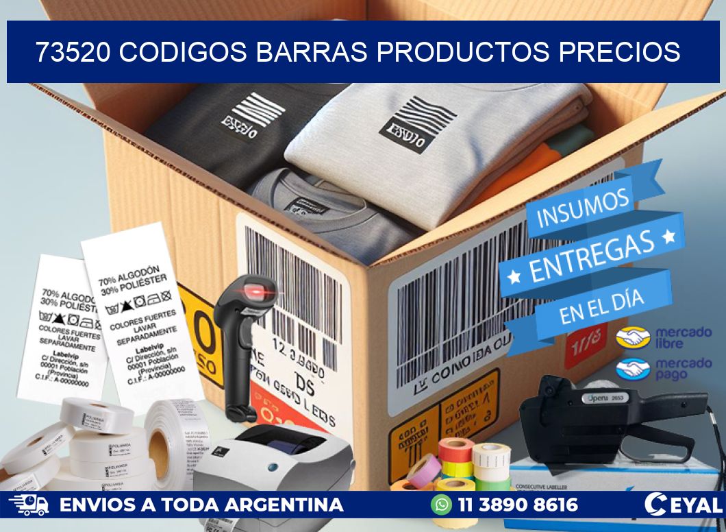73520 CODIGOS BARRAS PRODUCTOS PRECIOS