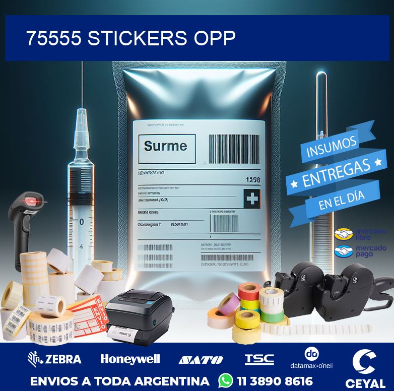 75555 STICKERS OPP
