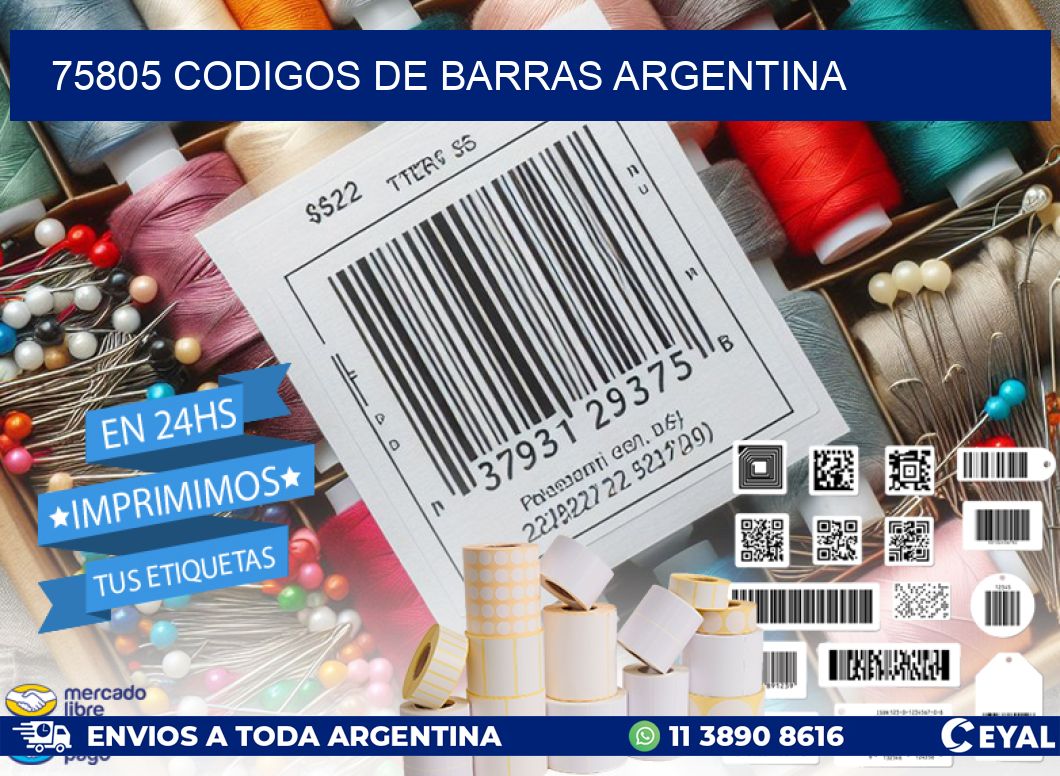 75805 CODIGOS DE BARRAS ARGENTINA