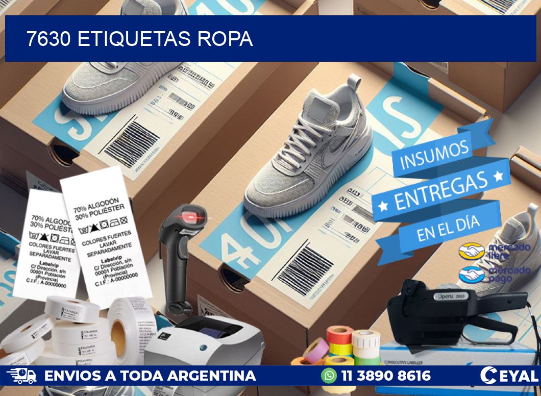 7630 ETIQUETAS ROPA