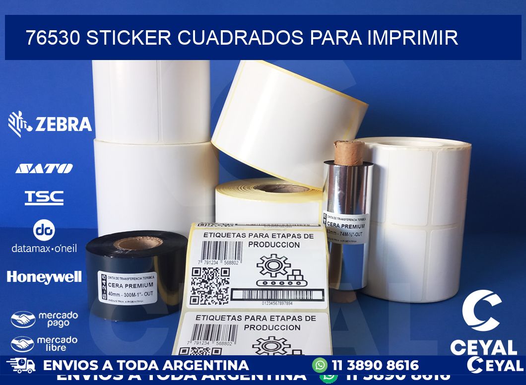 76530 STICKER CUADRADOS PARA IMPRIMIR