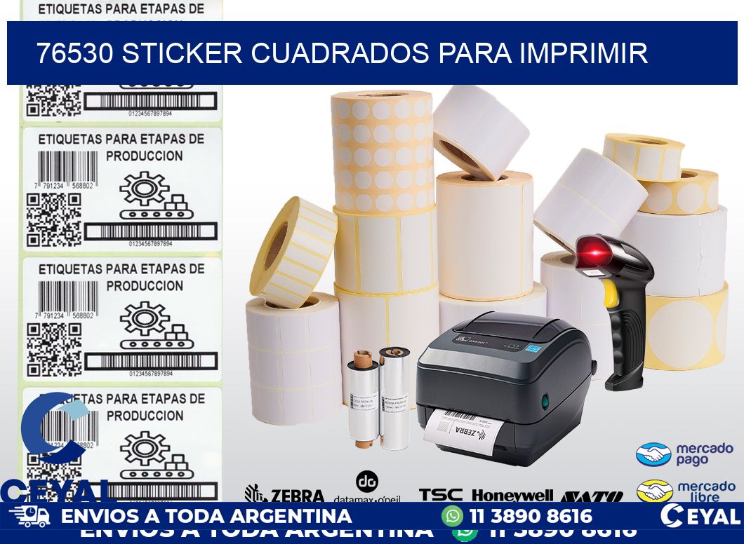 76530 STICKER CUADRADOS PARA IMPRIMIR