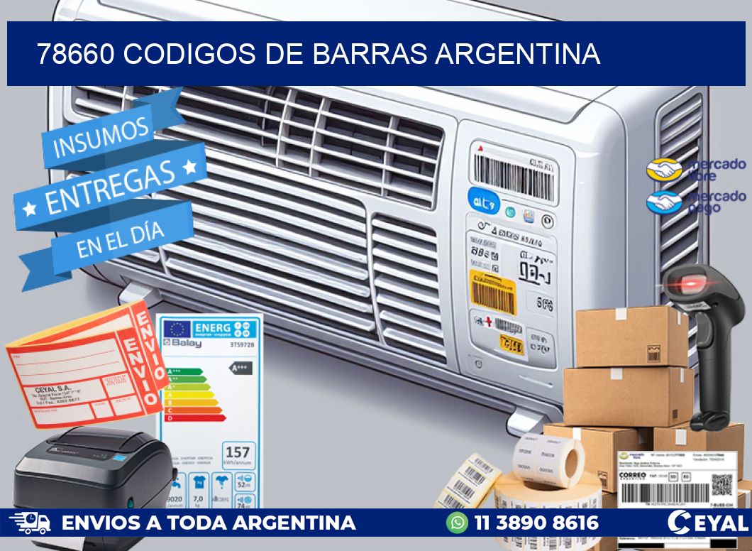 78660 CODIGOS DE BARRAS ARGENTINA