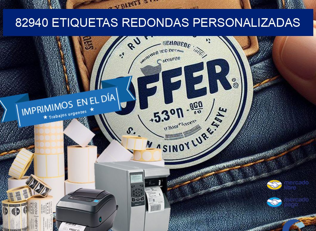82940 ETIQUETAS REDONDAS PERSONALIZADAS