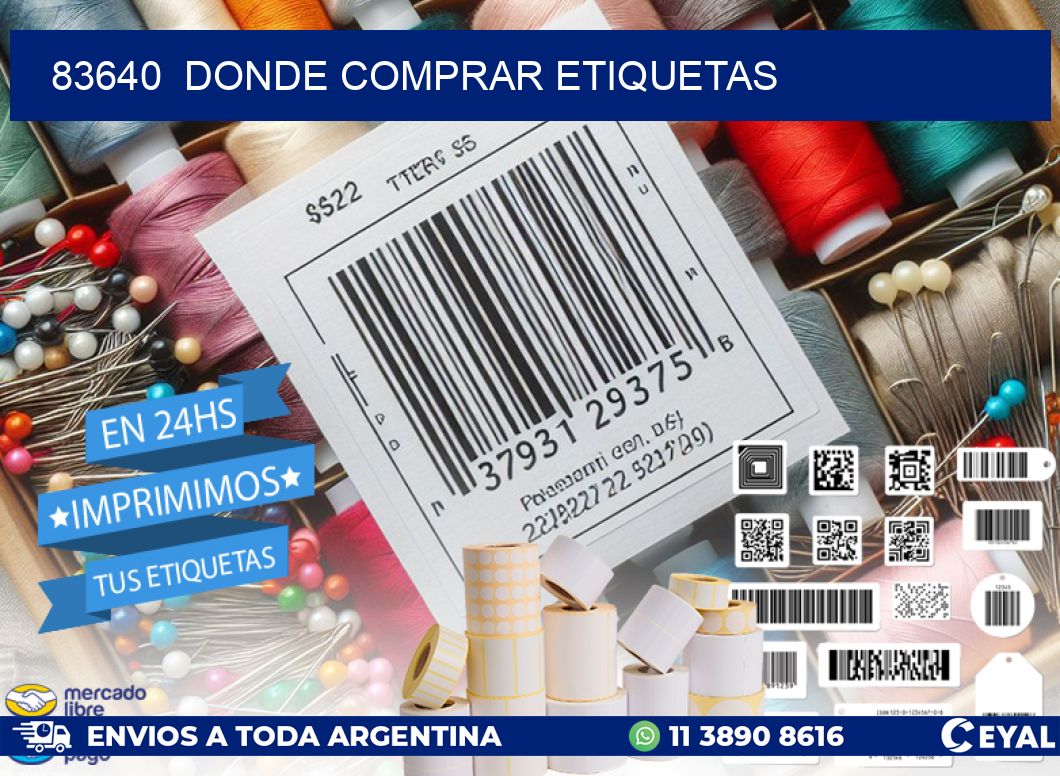 83640 donde comprar etiquetas