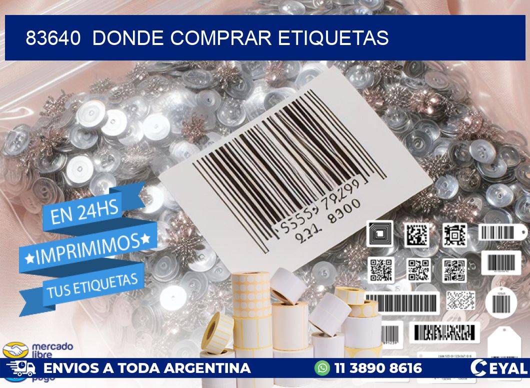 83640  donde comprar etiquetas