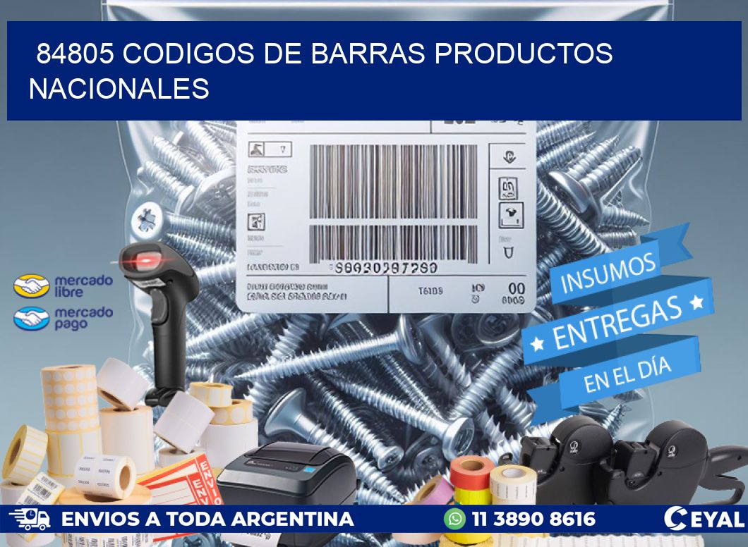84805 Codigos de barras productos nacionales