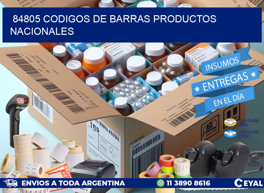 84805 Codigos de barras productos nacionales