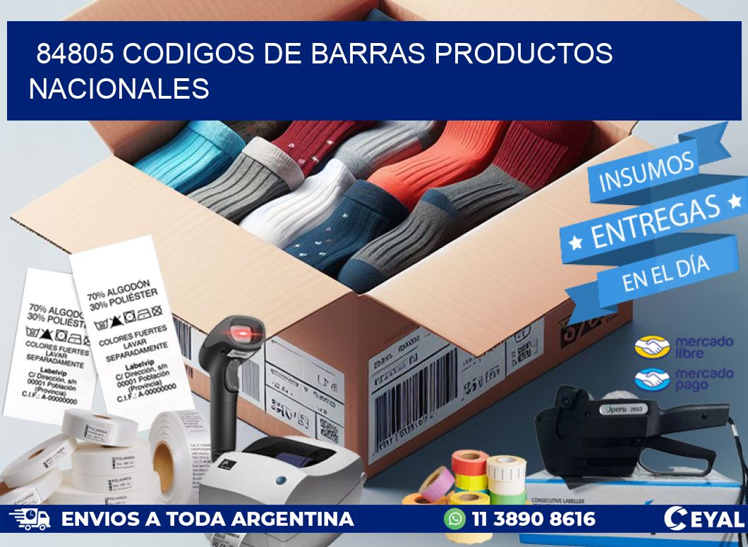 84805 Codigos de barras productos nacionales