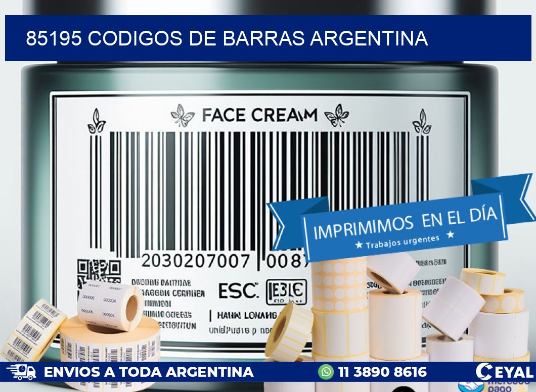 85195 CODIGOS DE BARRAS ARGENTINA