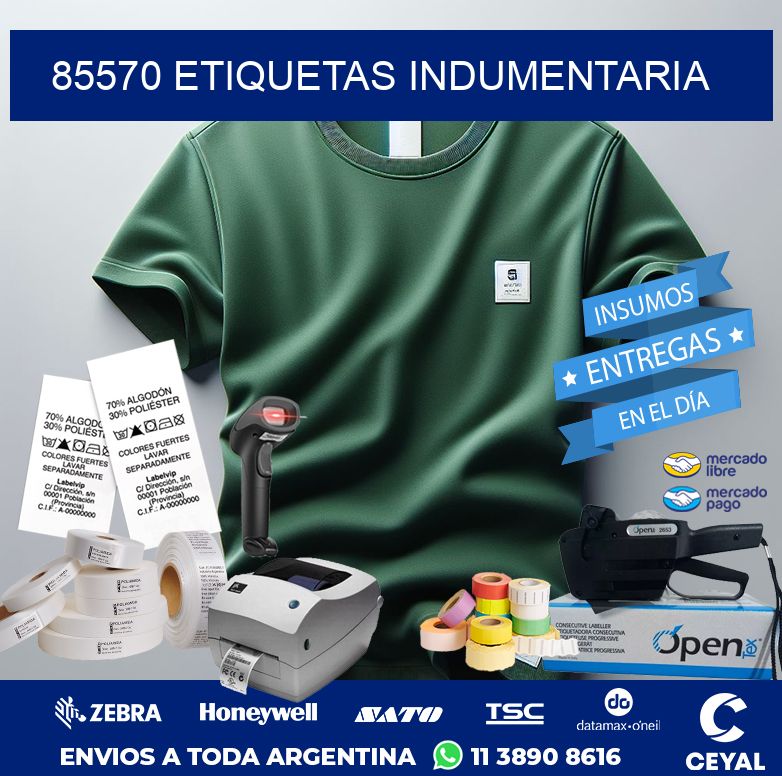 85570 ETIQUETAS INDUMENTARIA