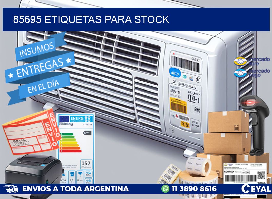 85695 ETIQUETAS PARA STOCK