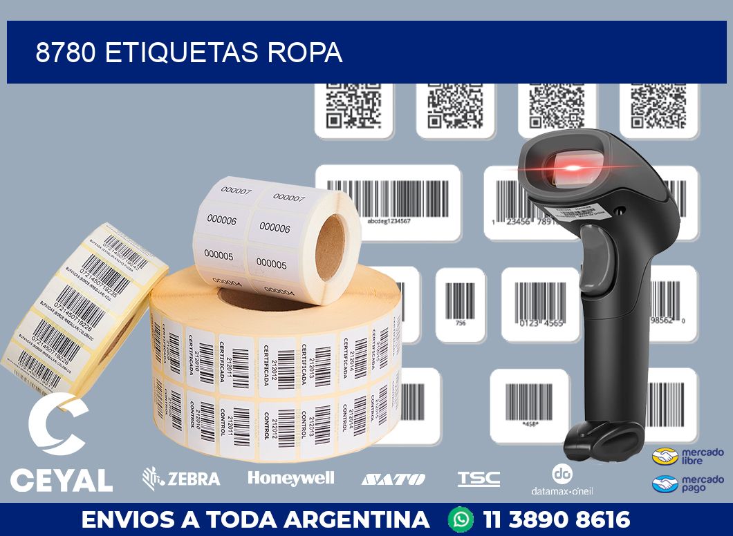 8780 ETIQUETAS ROPA
