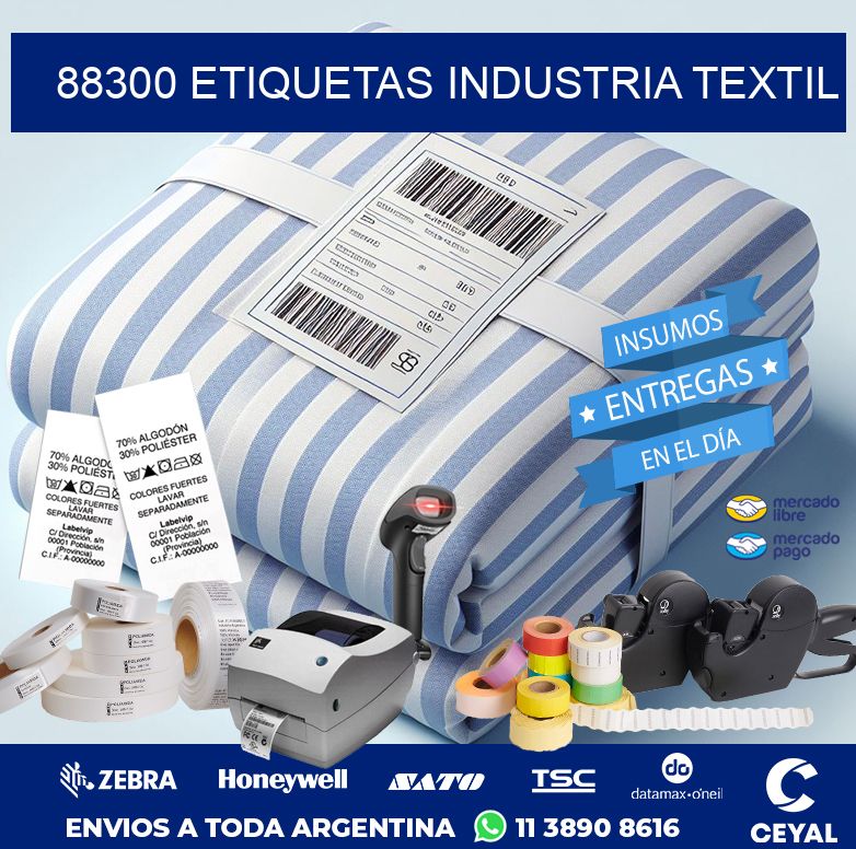 88300 ETIQUETAS INDUSTRIA TEXTIL