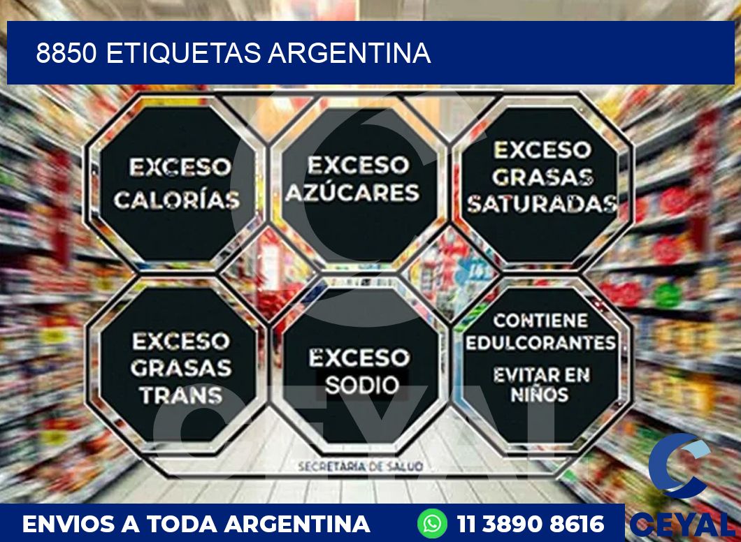 8850 ETIQUETAS ARGENTINA
