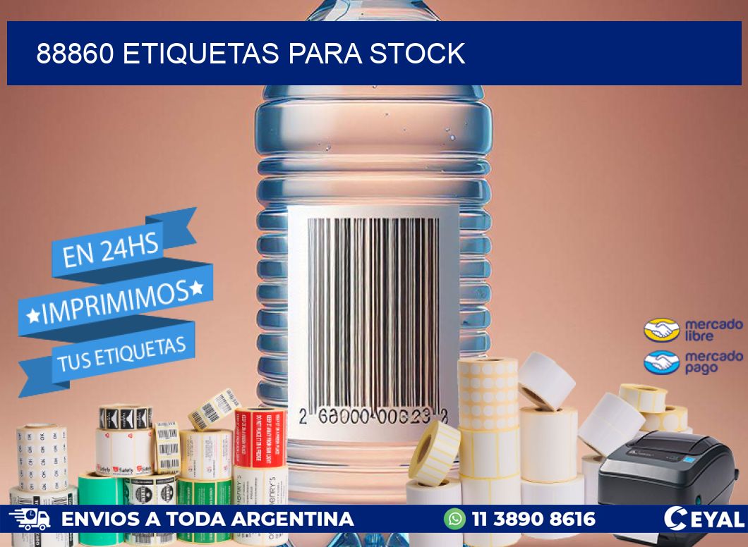 88860 ETIQUETAS PARA STOCK
