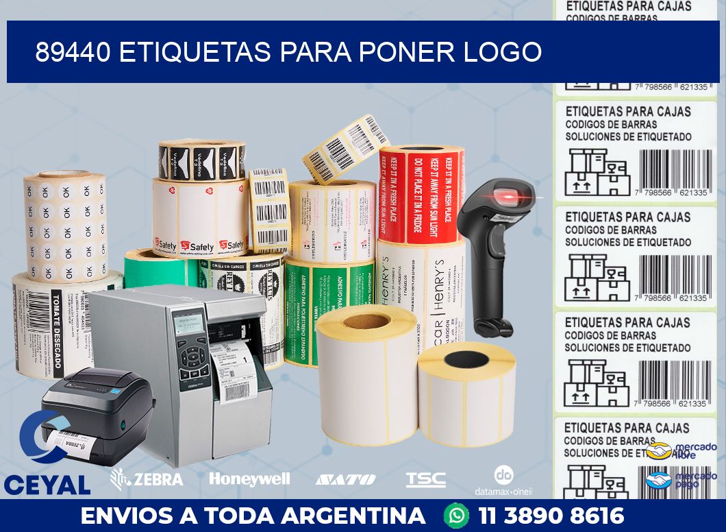 89440 ETIQUETAS PARA PONER LOGO