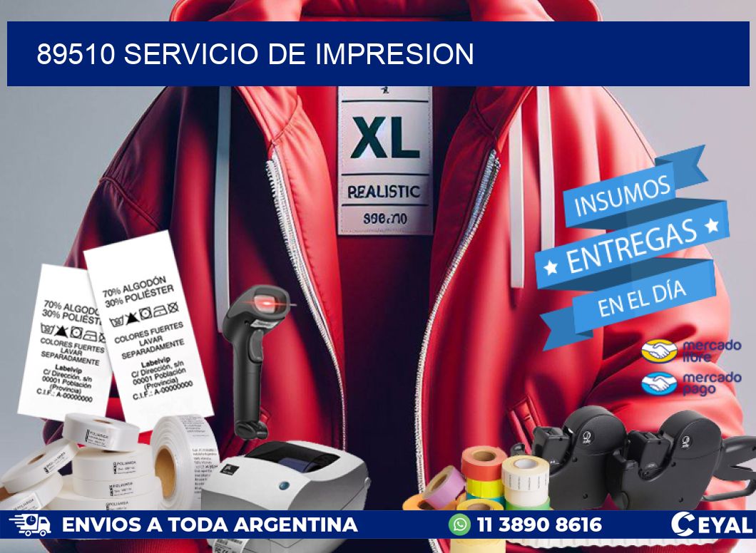 89510 SERVICIO DE IMPRESION