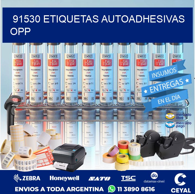 91530 ETIQUETAS AUTOADHESIVAS OPP