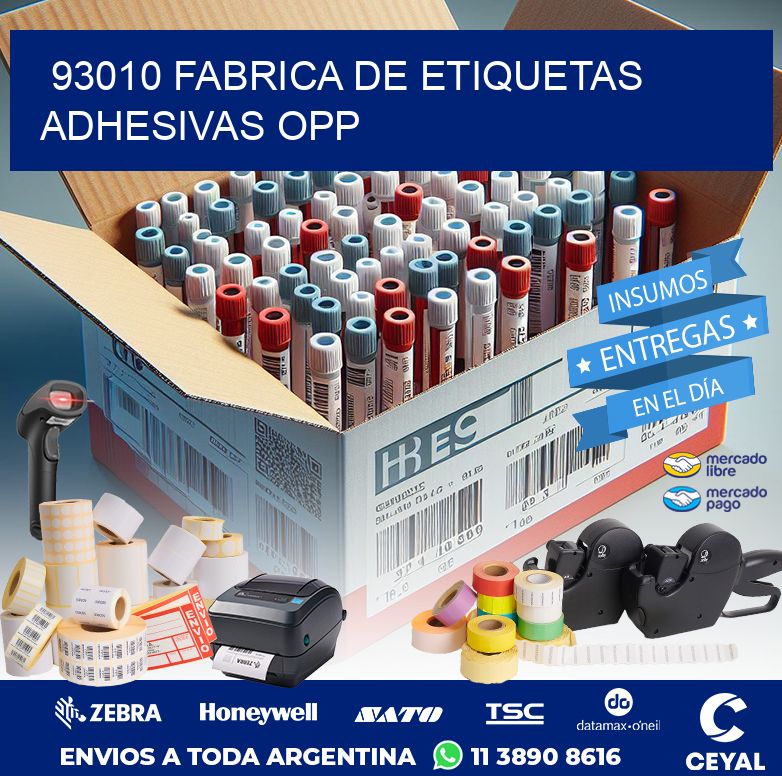 93010 FABRICA DE ETIQUETAS ADHESIVAS OPP