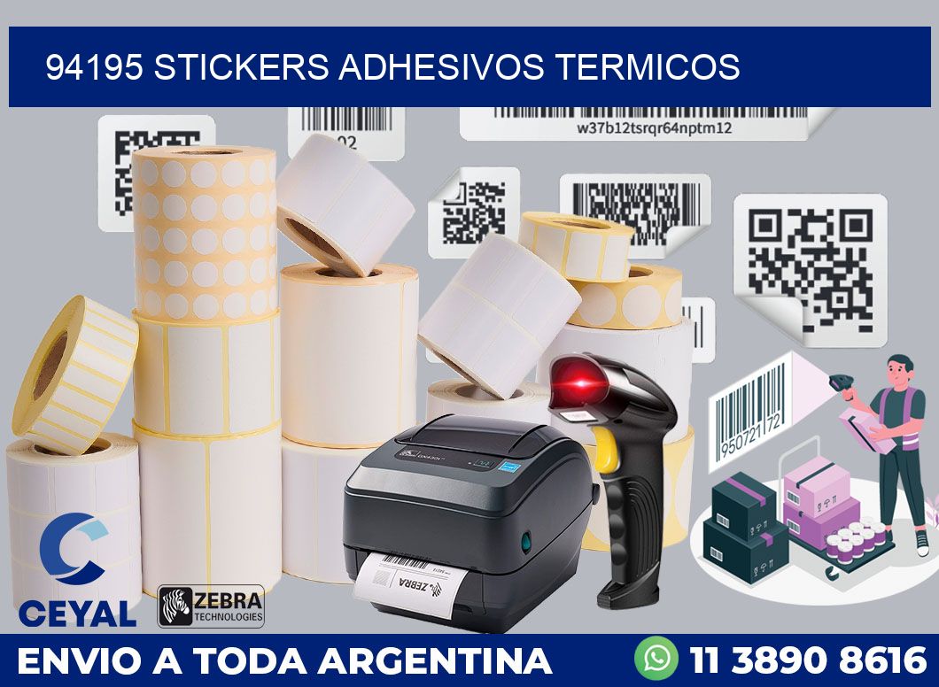 94195 stickers adhesivos termicos