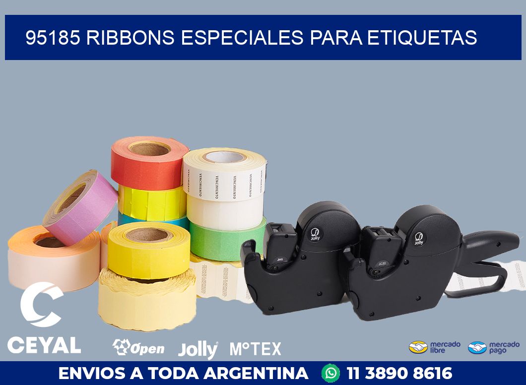 95185 RIBBONS ESPECIALES PARA ETIQUETAS