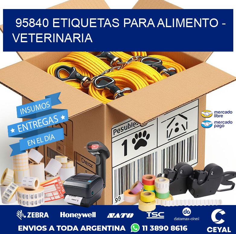 95840 ETIQUETAS PARA ALIMENTO – VETERINARIA
