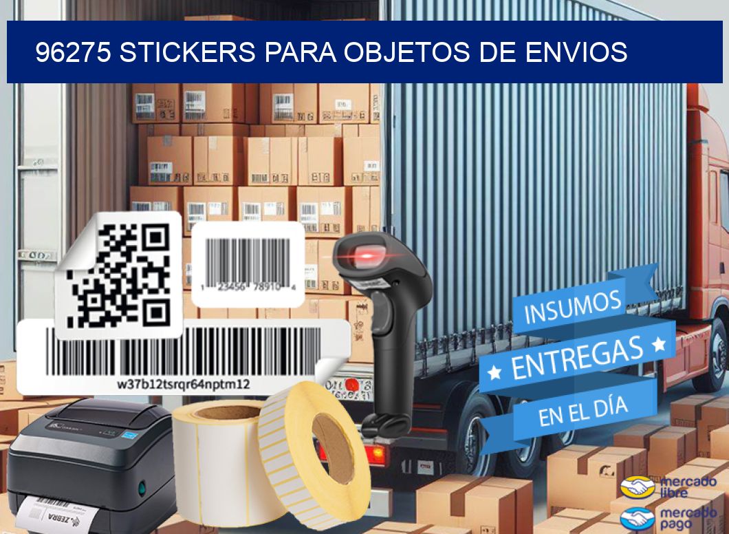 96275 STICKERS PARA OBJETOS DE ENVIOS