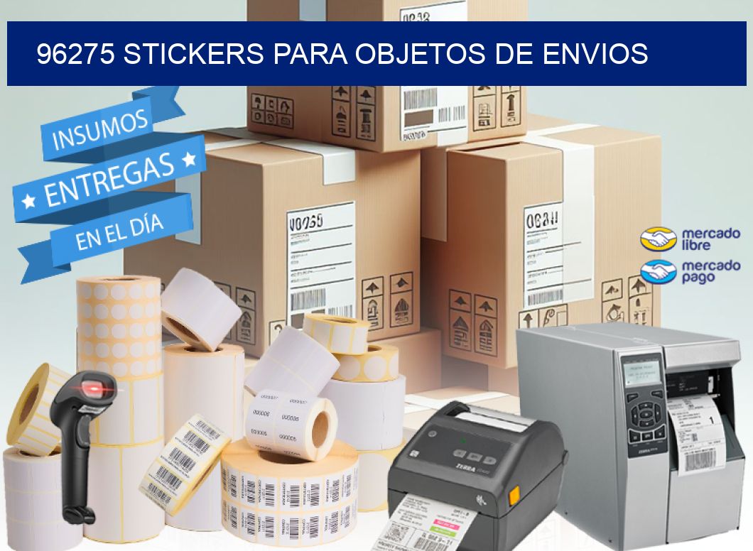 96275 STICKERS PARA OBJETOS DE ENVIOS