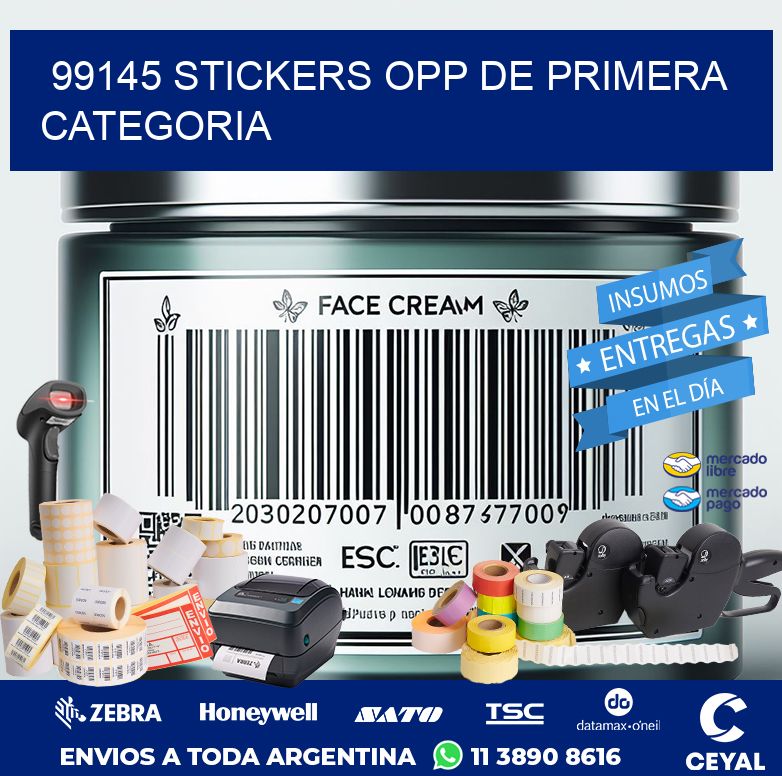 99145 STICKERS OPP DE PRIMERA CATEGORIA