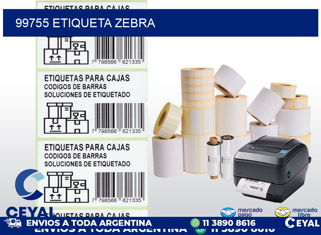99755 ETIQUETA ZEBRA