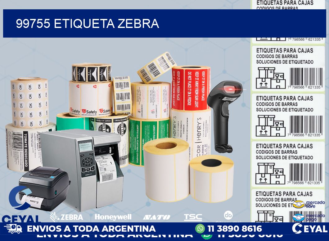99755 ETIQUETA ZEBRA