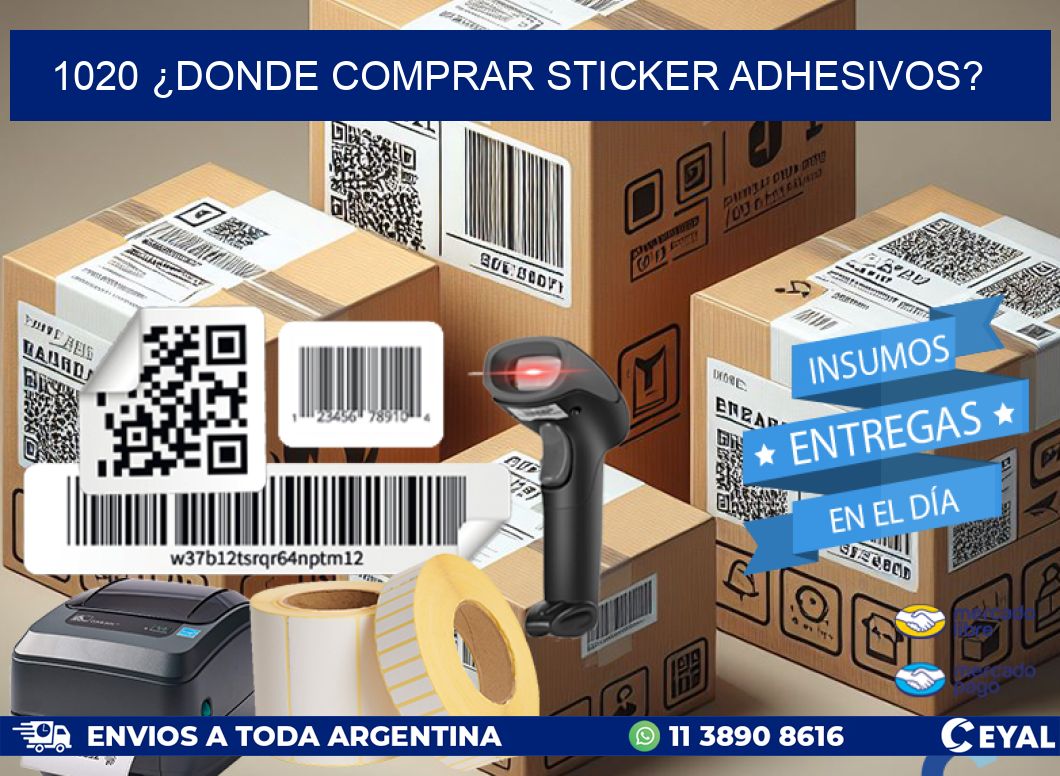 1020 ¿DONDE COMPRAR STICKER ADHESIVOS?