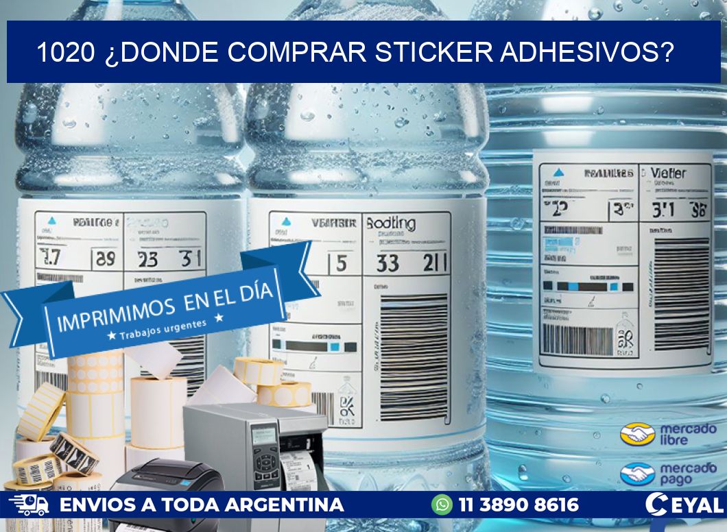 1020 ¿DONDE COMPRAR STICKER ADHESIVOS?