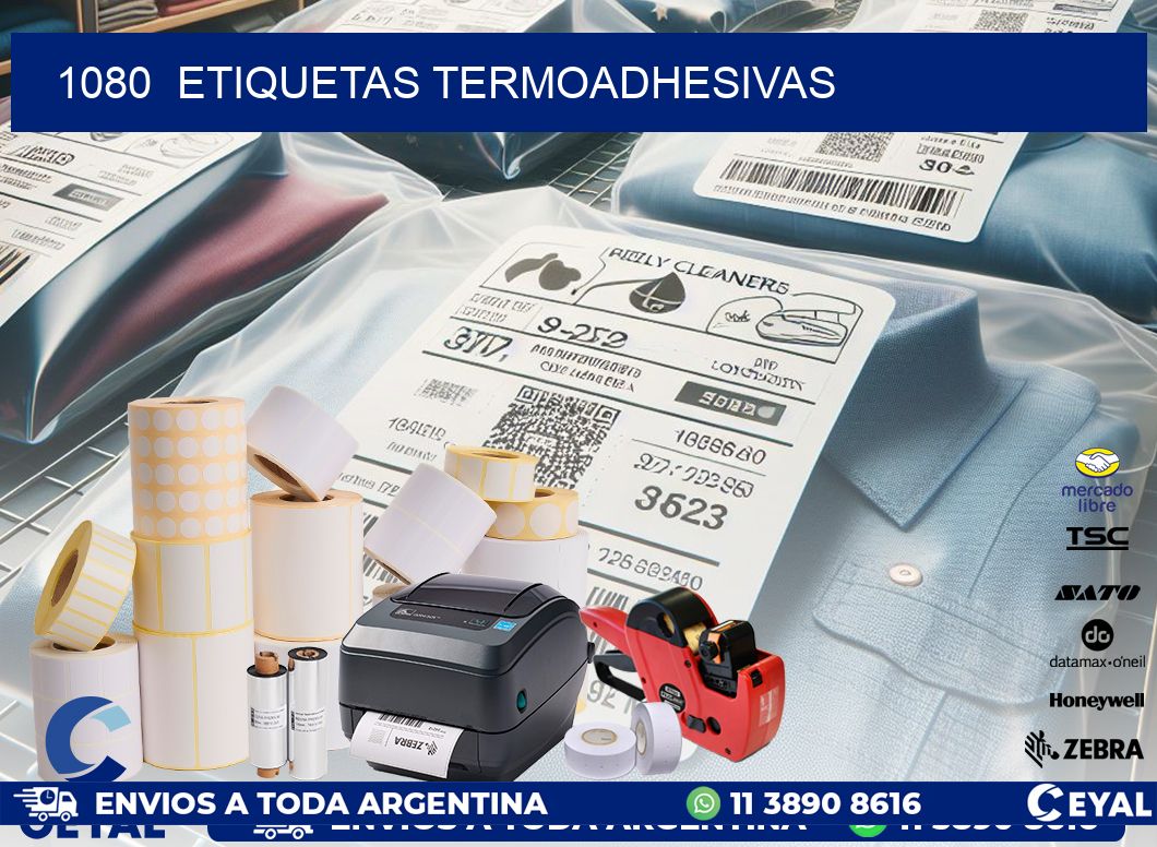 1080  ETIQUETAS TERMOADHESIVAS