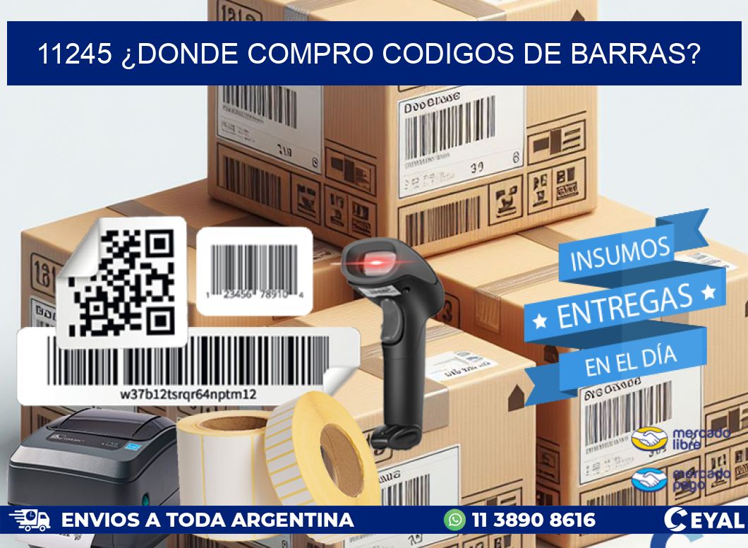 11245 ¿DONDE COMPRO CODIGOS DE BARRAS?