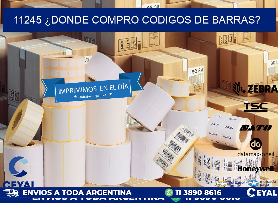 11245 ¿DONDE COMPRO CODIGOS DE BARRAS?