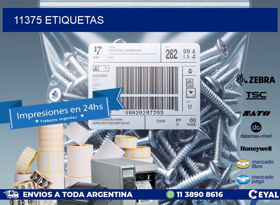 11375 ETIQUETAS