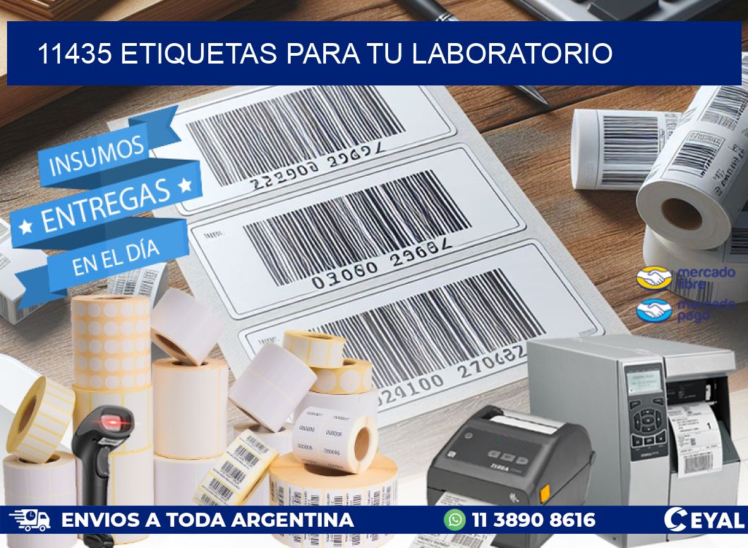 11435 ETIQUETAS PARA TU LABORATORIO