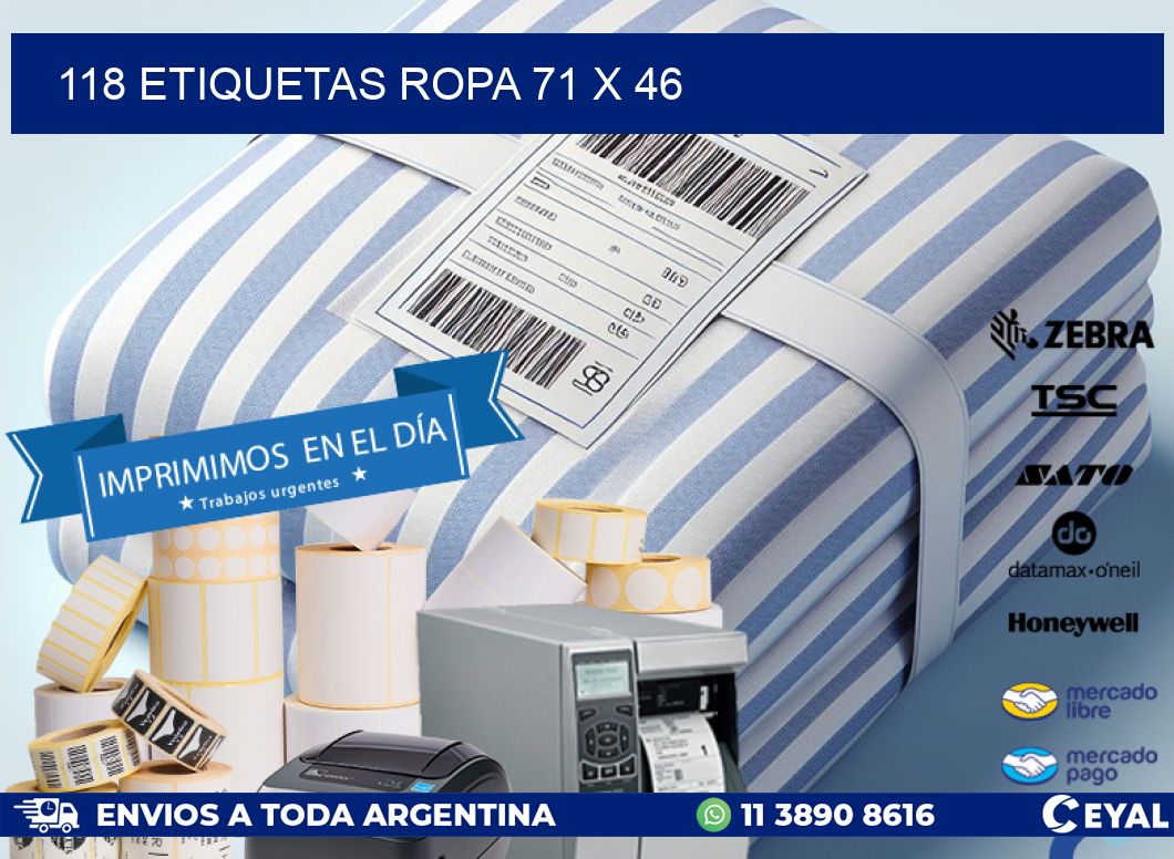 118 ETIQUETAS ROPA 71 x 46