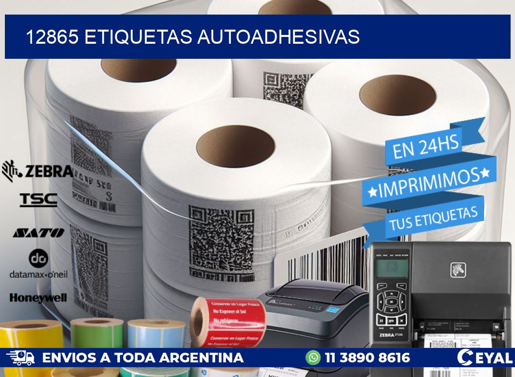 12865 ETIQUETAS AUTOADHESIVAS