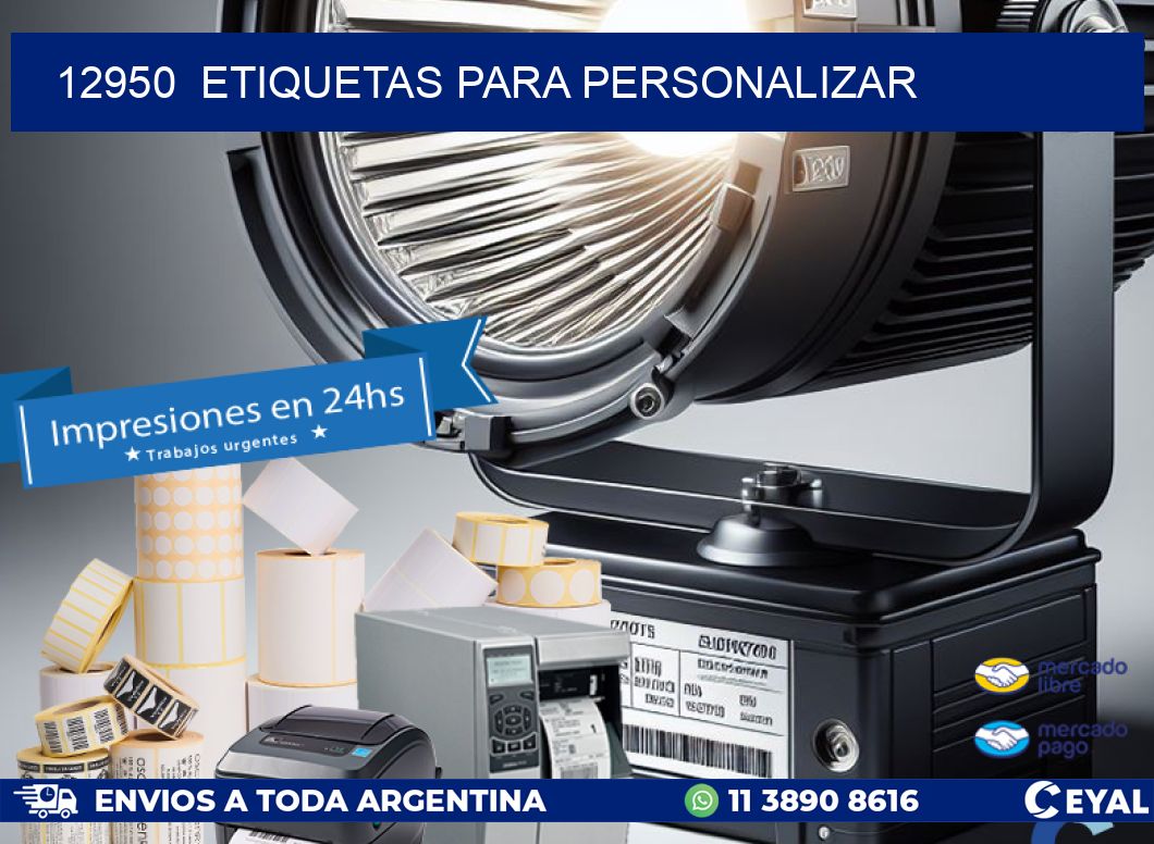 12950  ETIQUETAS PARA PERSONALIZAR