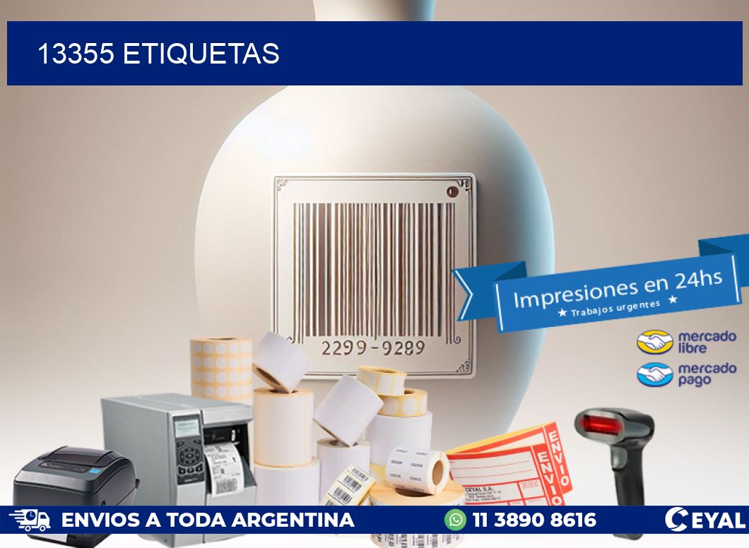 13355 ETIQUETAS