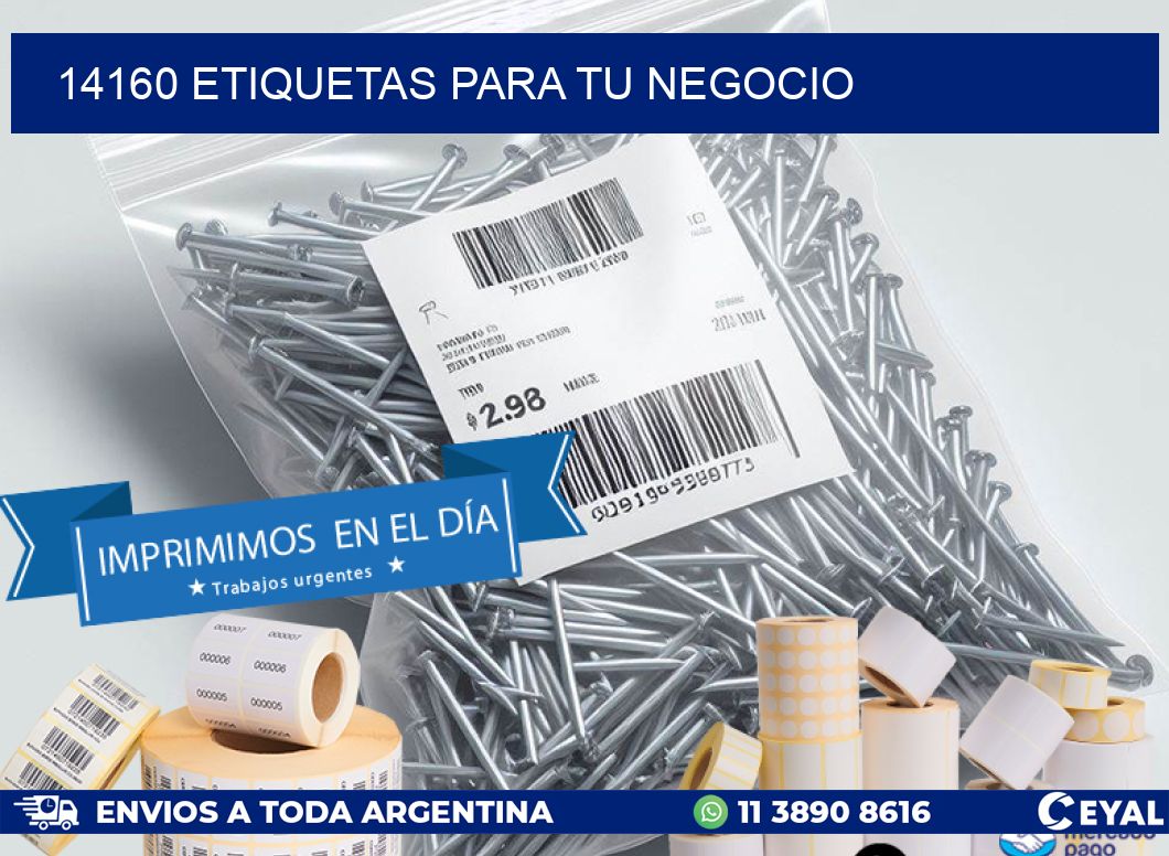 14160 ETIQUETAS PARA TU NEGOCIO