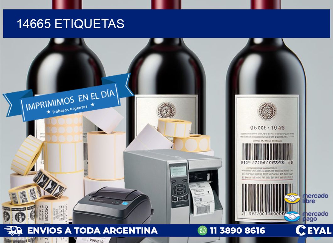 14665 ETIQUETAS