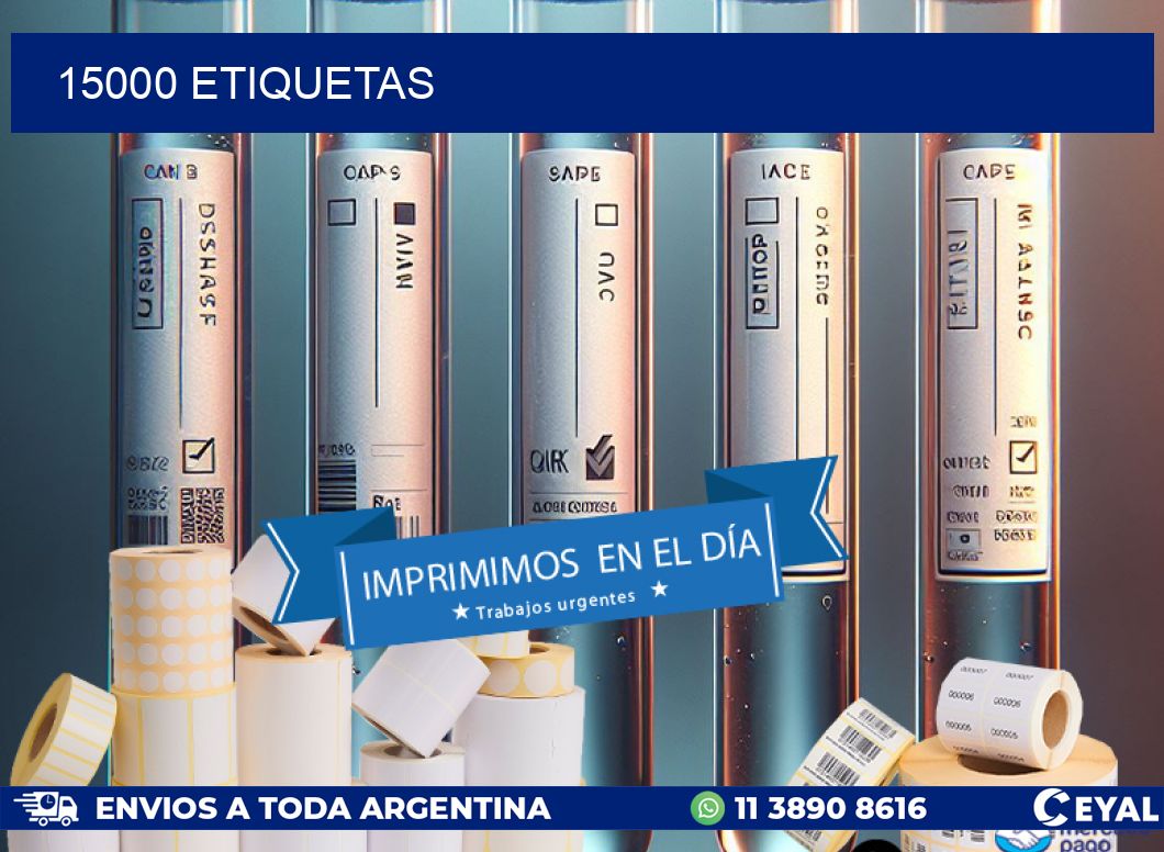 15000 ETIQUETAS