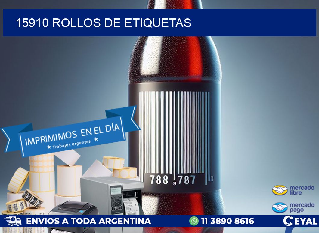 15910 ROLLOS DE ETIQUETAS
