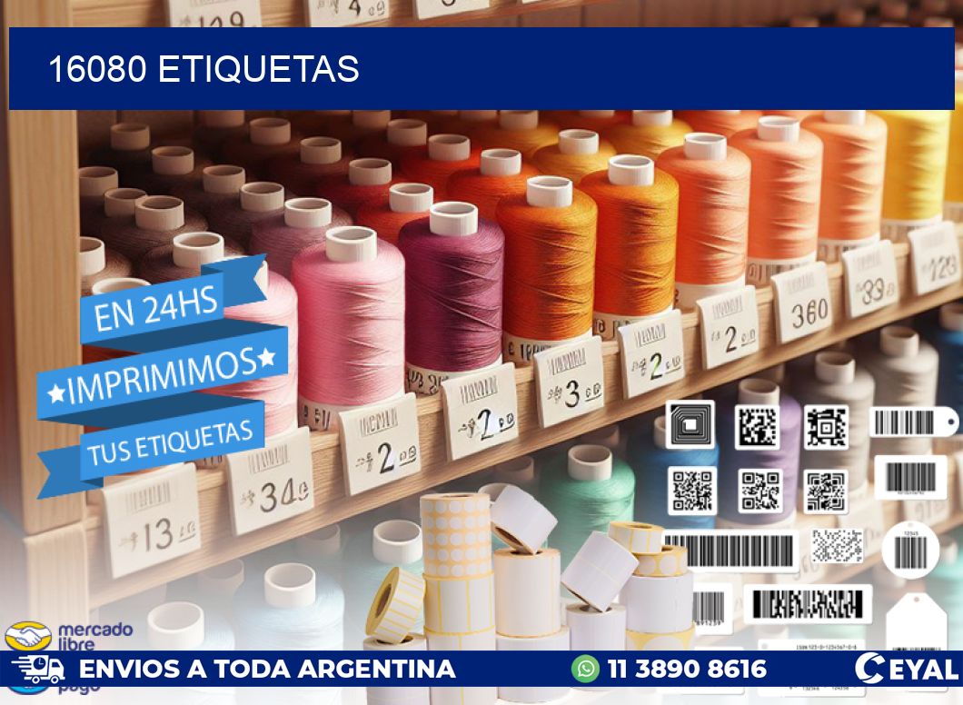 16080 ETIQUETAS