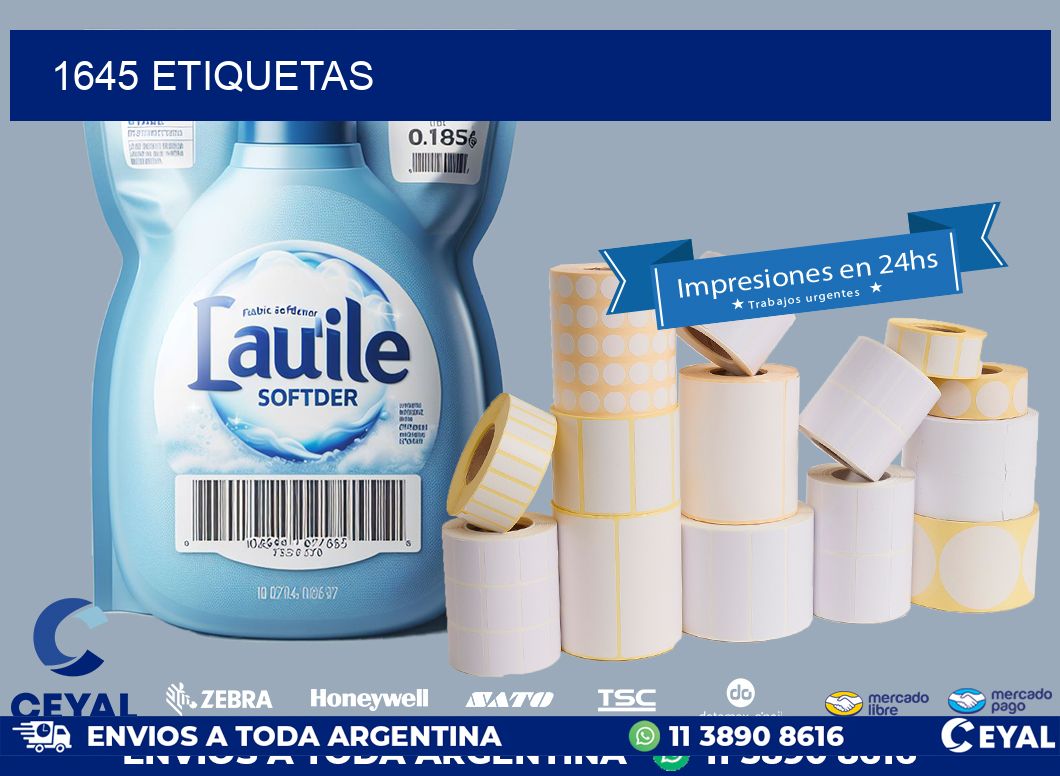 1645 ETIQUETAS